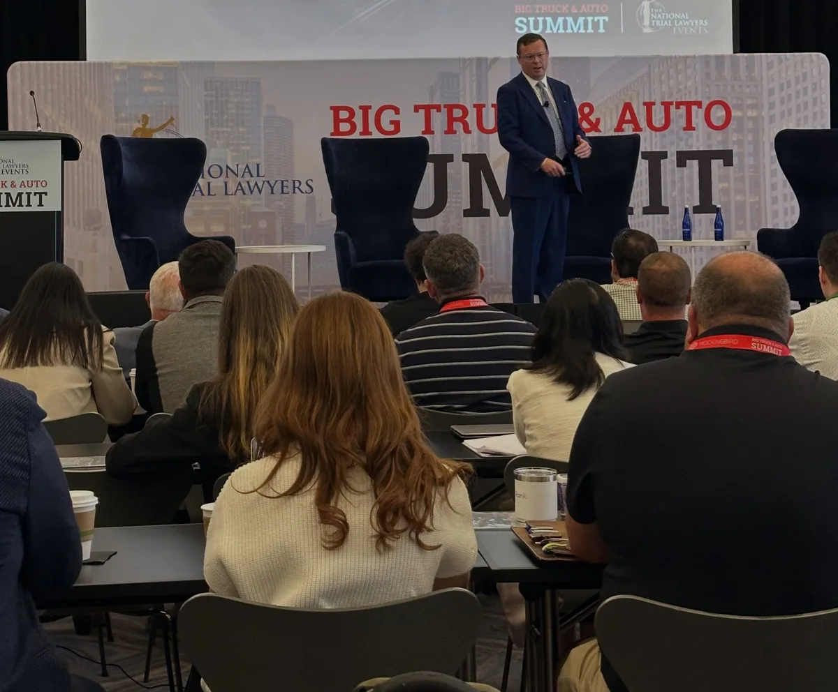 Jon Hollan presenting at the 2026 Big Truck and Auto Summit