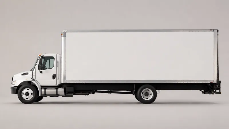 Illustration of a box truck