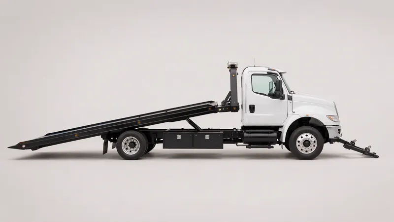 Illustration of a tow truck